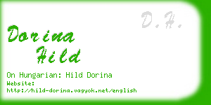 dorina hild business card